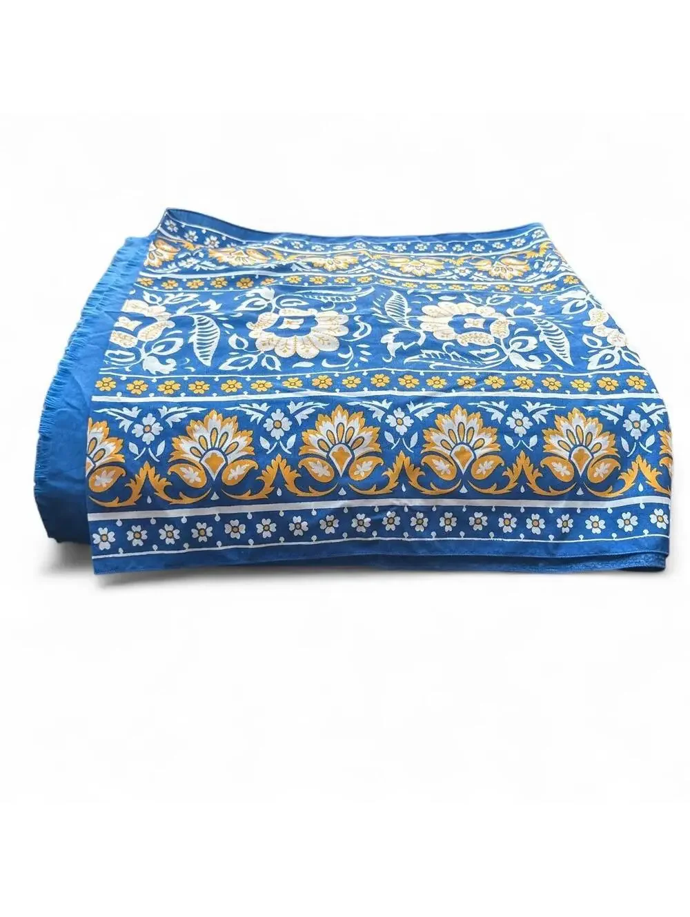 (+) People Women's Blue and Multi Scarf-wrap